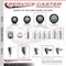 Service Caster 4 Inch Black Polyurethane Wheel Swivel 34 Inch Threaded Stem Caster with Brake SCC SCC-TS20S414-PPUB-BLK-PLB-34212 - alternate 4